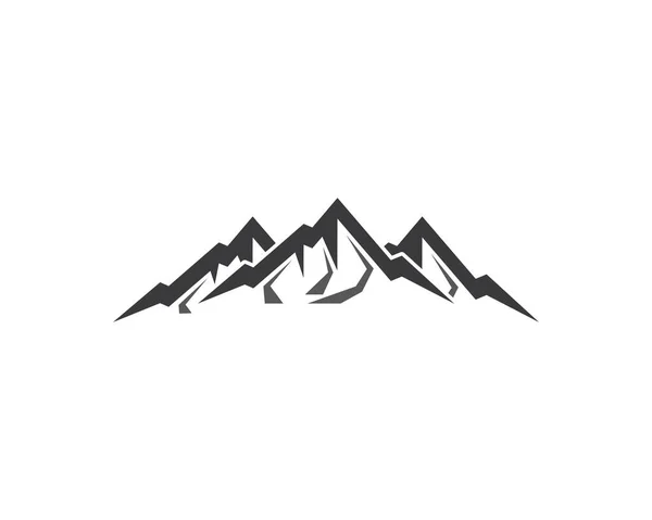 Mountain Logo Template Vector Pictogram Illustratie Ontwerp — Stockvector