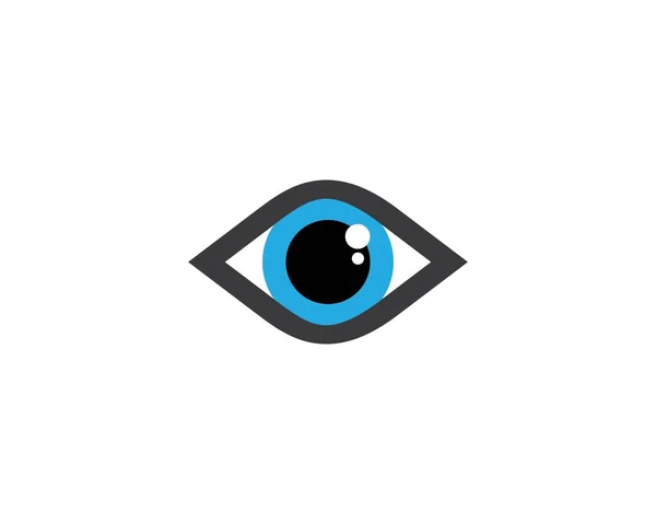 Modèle Logo Pour Les Yeux Icône Vectorielle Illustration Design — Image vectorielle