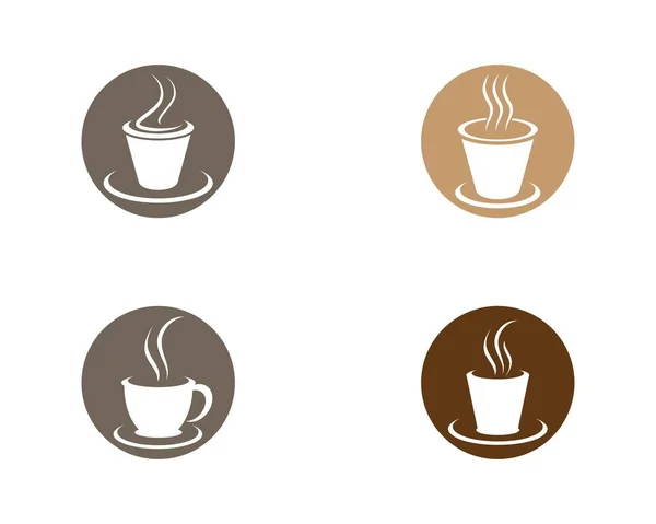 Filiżanka Kawy Symbol Wektor Ikona Ilustracji Projekt — Wektor stockowy