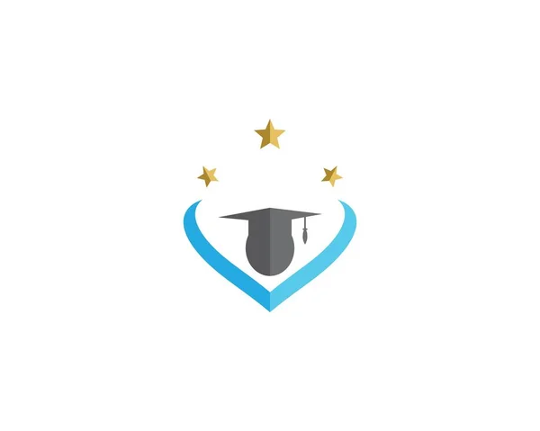 Educação Logotipo Modelo Vetor Ícone Ilustração Design — Vetor de Stock