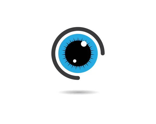 Auge Logo Vorlage Vektor Symbol Illustration Design — Stockvektor