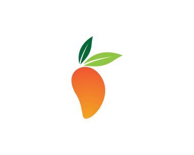 Mango logo şablon vektör illüstrasyon tasarımı