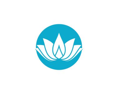 Lotus sembolü vektör illüstrasyonu