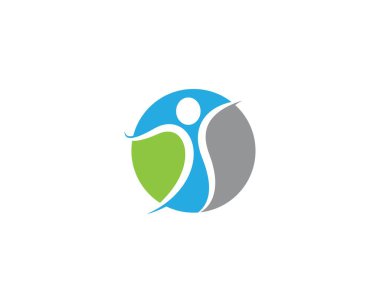 Wellness logo şablon vektör resimleme
