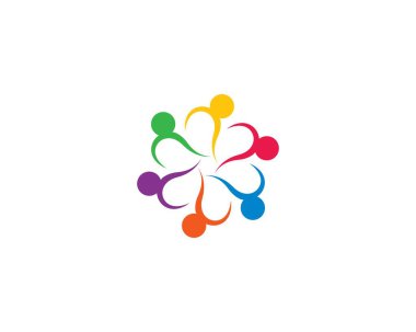 Evlat edinme ve toplumsal bakım logosu vektör resmetme tasarımı