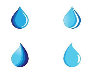 Su damlası vektör resimleme