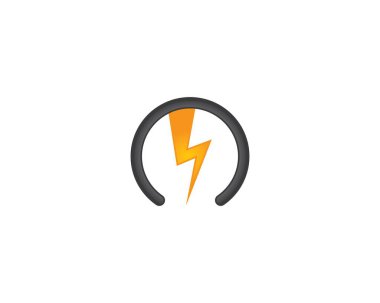 Thunderbolt vektör resimleme tasarımı