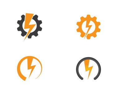 Thunderbolt vektör resimleme tasarımı