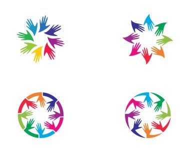 Takım çalışması vektör illüstrasyon tasarımı