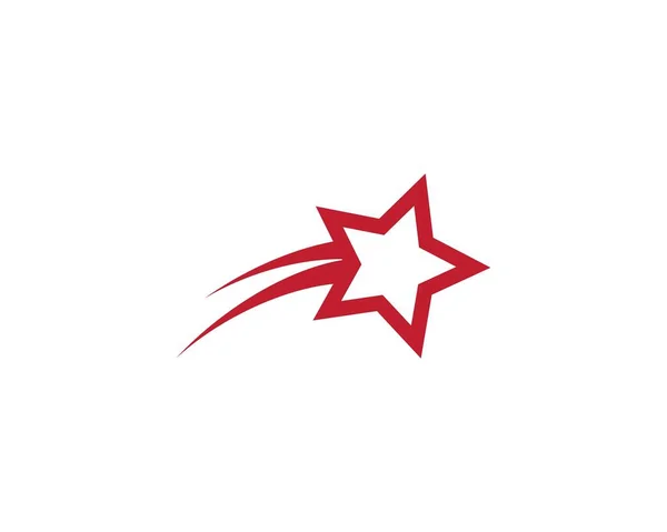 Yıldız Logosu Şablonu vektör illüstrasyon tasarımı