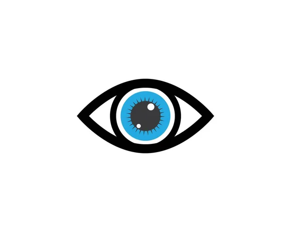 Дизайн Векторной Иконки Логотипа Глаза — стоковый вектор
