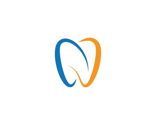 Logotipo Dental Modelo Vetor Ilustração Ícone Design — Vetor de Stock