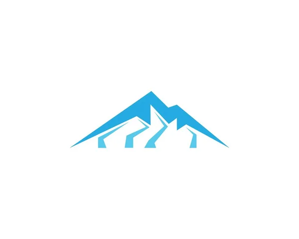 Mountain Logo Template Vector Pictogram Illustratie Ontwerp — Stockvector