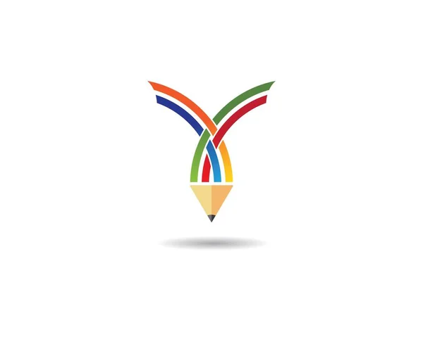 Pencil Symbol Vector Icon Illustration Design — Stock Vector