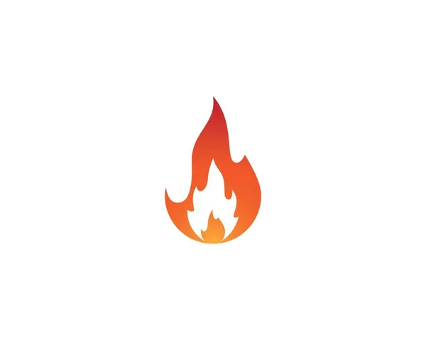 Дизайн Векторной Иконки Логотипа Fire Flame — стоковый вектор