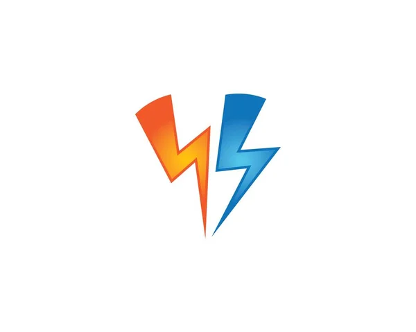 Thunderbolt Vectoriel Icône Illustration Design — Image vectorielle