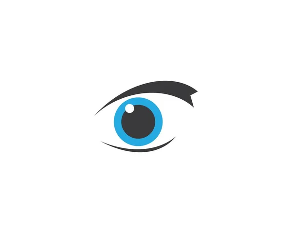 Eye Symbool Vector Pictogram Illustratie Ontwerp — Stockvector