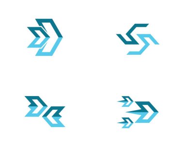 Ok sembolü vektör illüstrasyonu