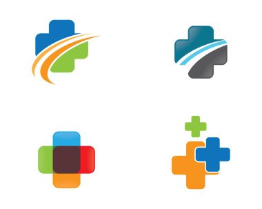Tıbbi Logo şablon vektör illüstrasyon tasarımı