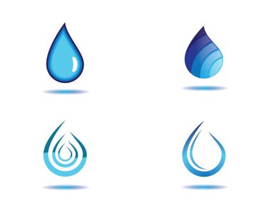 Su damlası vektör resimleme