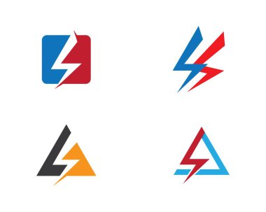 Thunderbolt vektör resimleme tasarımı