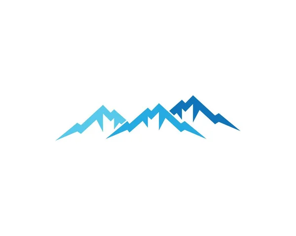 Mountain Vector Pictogram Illustratie Ontwerp — Stockvector