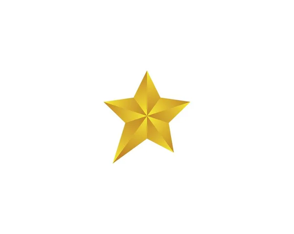 Ikona Wektora Gwiazdy Projekt Ilustracji — Wektor stockowy