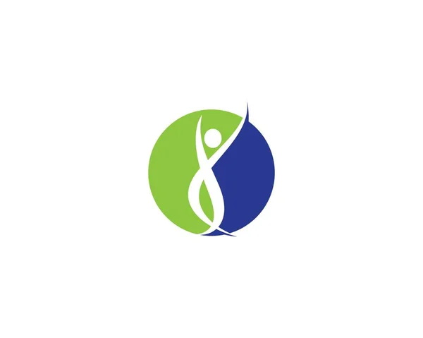 Ilustracja Wektorowej Ikony Logo Wellness — Wektor stockowy