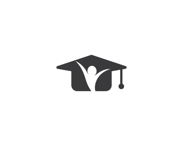 Simbolo Istruzione Icona Vettoriale Illustrazione — Vettoriale Stock