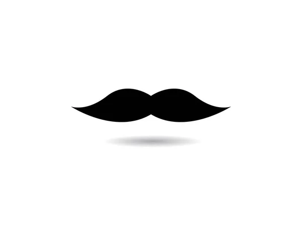 Mustache Ikon Vektor Illustration Design — Stock vektor