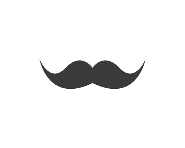 Mustache Icon Vector Illustration — Stock Vector