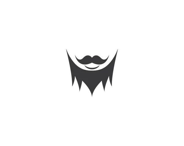 Mustache Icon Vector Illustration — Stock Vector
