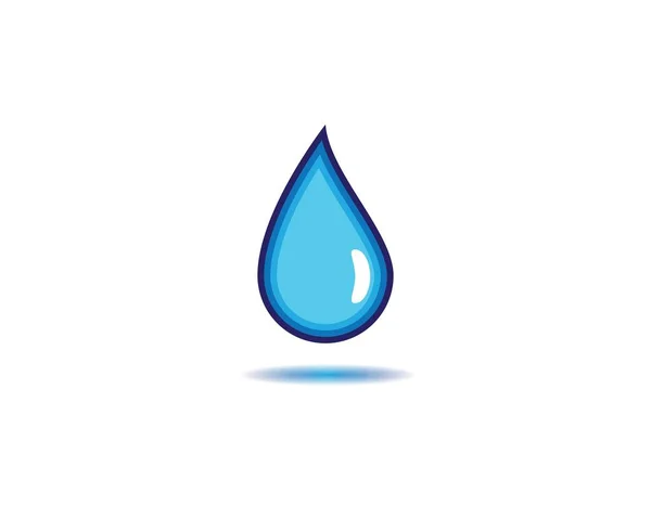 Ilustración Vector Gota Agua — Vector de stock