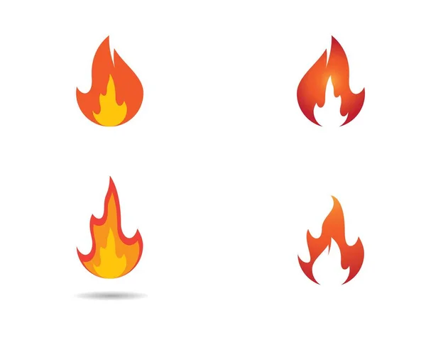 Feuer Symbol Vektor Symbol Illustration — Stockvektor