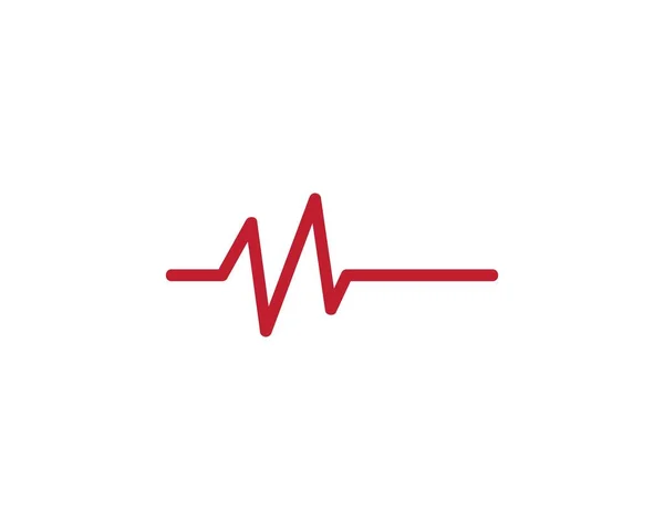 Puls Logo Vorlage Vektor Symbol Illustration Design — Stockvektor