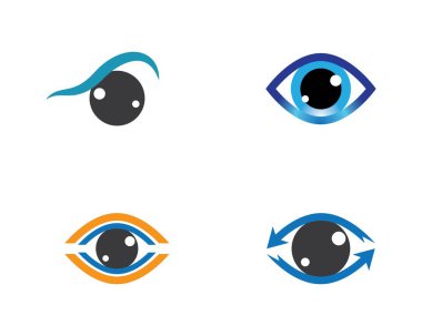Göz sembolü vektör resimleme tasarımı