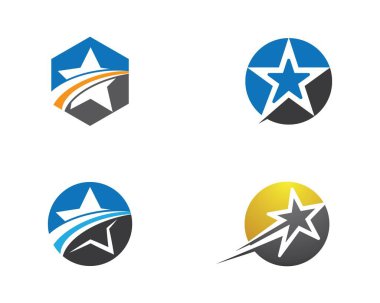 Yıldız vektör illüstrasyon tasarımı