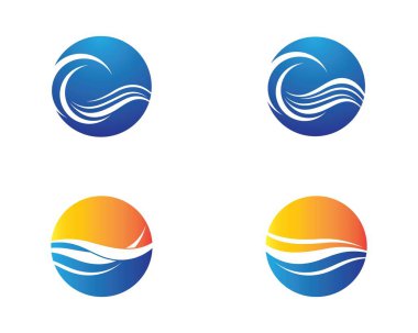 Yaz sembolü vektör illüstrasyonu