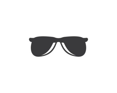 Gözlük vektör simgesi resimleme tasarımı