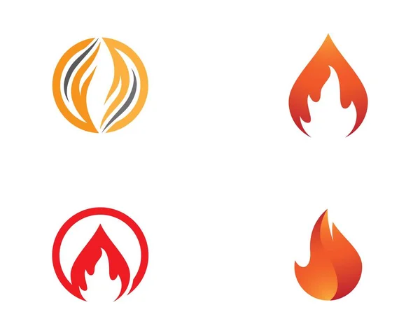 Feuer Symbol Vektor Symbol Illustration — Stockvektor