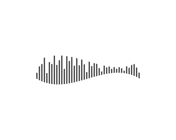 Sound Wave Vector Icon Illustration Design — Stock Vector