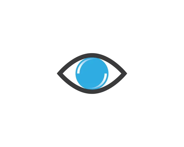 Eye Symbool Vector Pictogram Illustratie Ontwerp — Stockvector