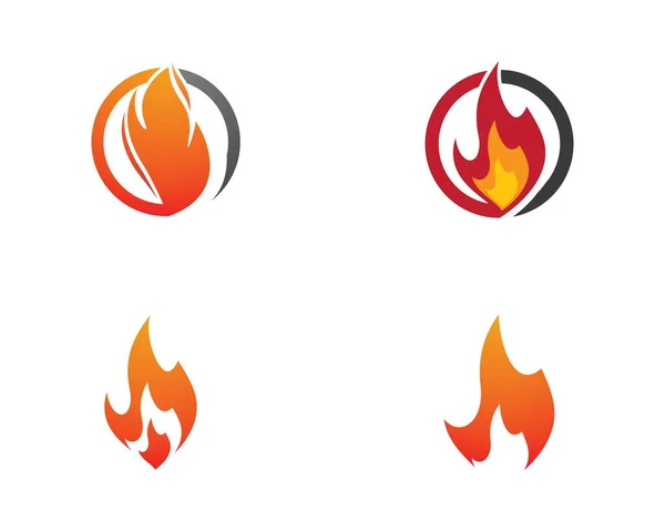 Feuer Symbol Vektor Symbol Illustration — Stockvektor