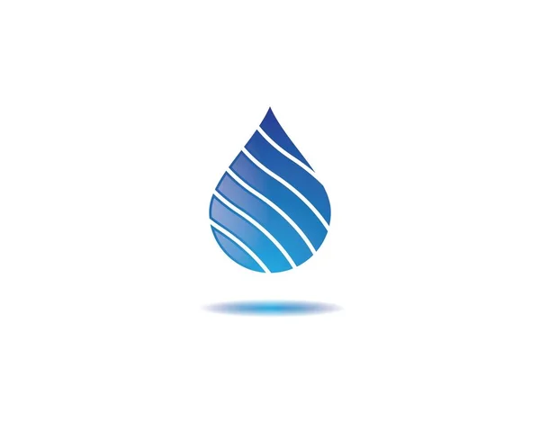 Water Drop Vector Icon Illustration — Stock Vector