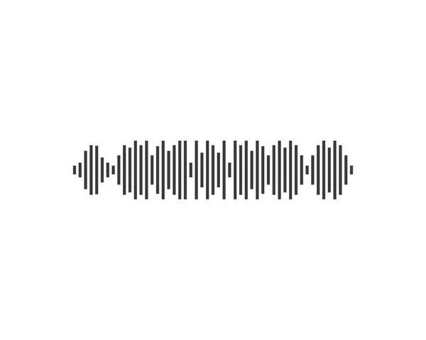 Sound Wave Vector Icon Illustration Design — Stock Vector