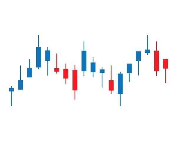 Illustrazione Dell Icona Vettoriale Del Mercato Forex — Vettoriale Stock