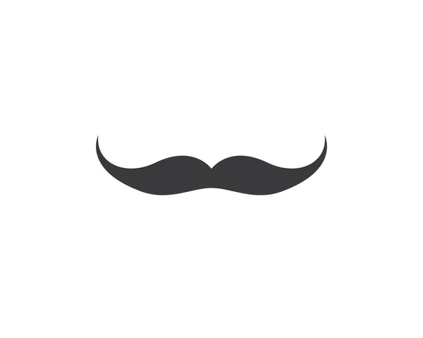 Mustache Icon Vector Illustration — Stock Vector