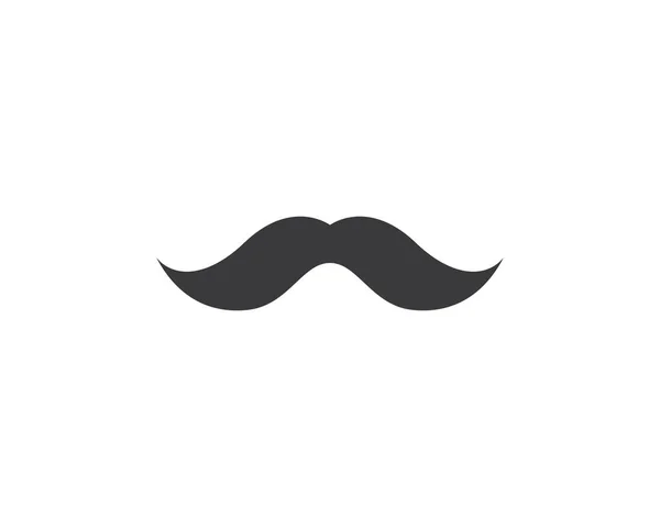 Mustache Icon Vector Illustration — Stock Vector