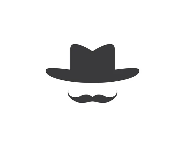 Cowboy Sombrero Símbolo Ilustración Diseño — Archivo Imágenes Vectoriales