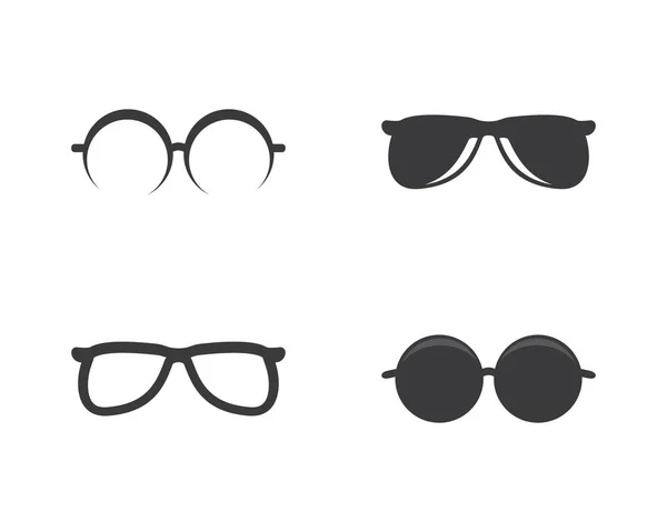 Lunettes Symbole Vectoriel Icône Illustration Design — Image vectorielle